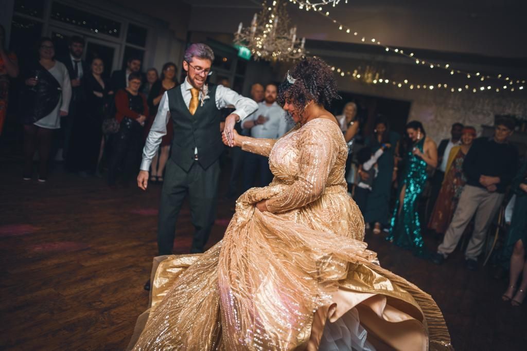 Gold Tulle Wedding Dress Destination Lake Garda