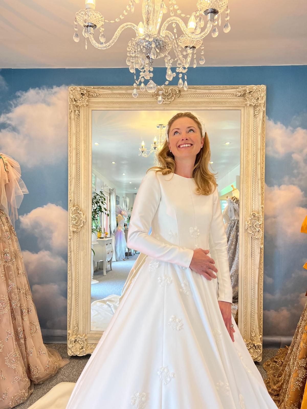 Structural Wedding Dress fabric Manipulation