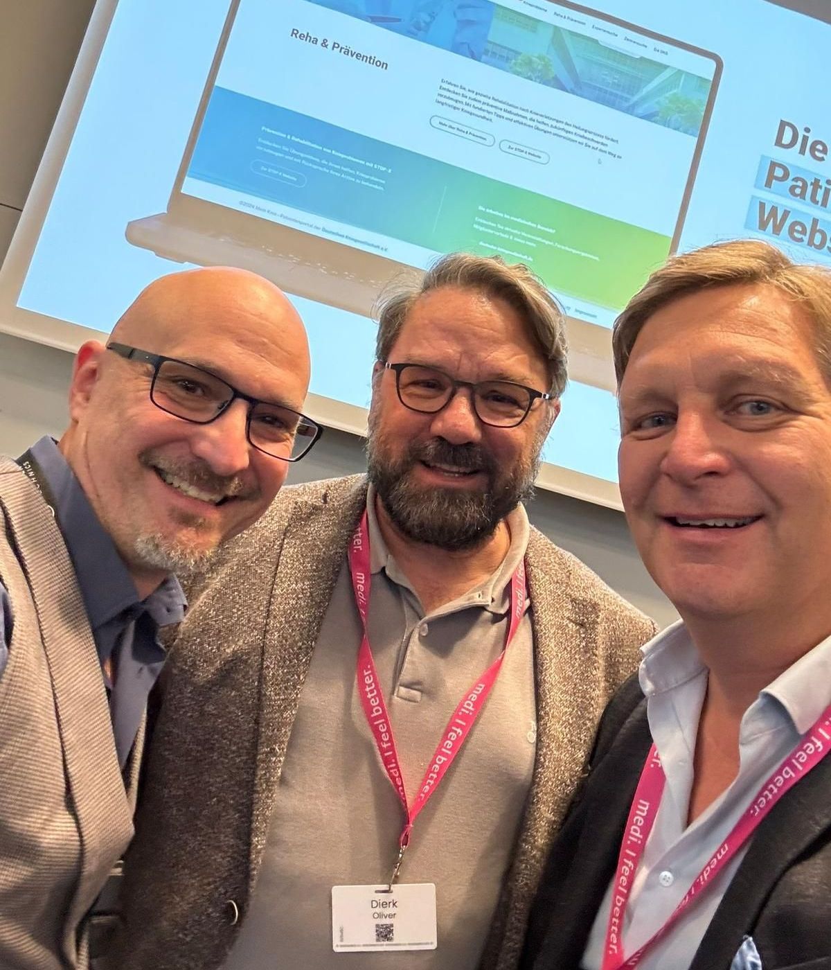 v.l. Dr. Kurma, Prof. Dierk, Prof. Gille v.l. Dr. Kurma, Prof. Dierk, Prof. Gille