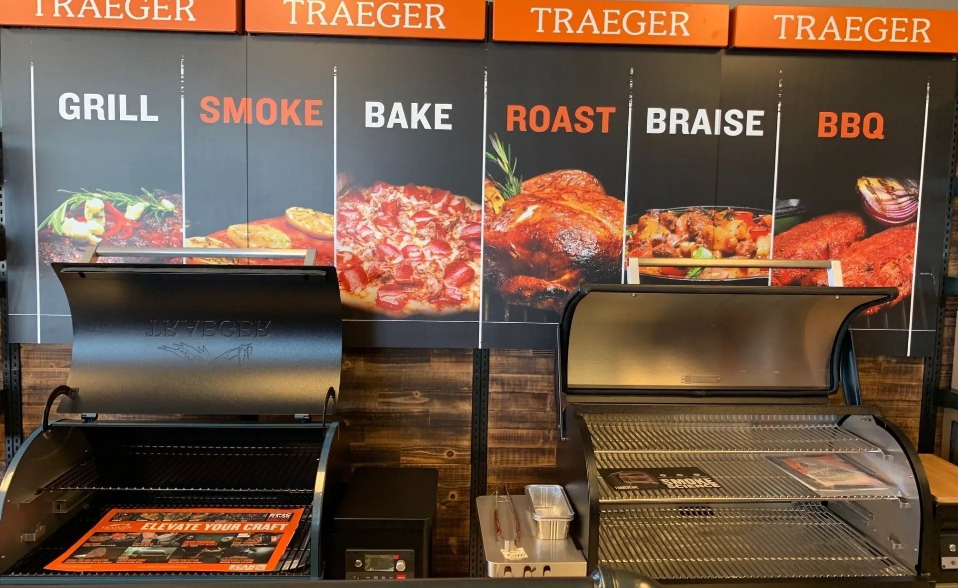 Traeger product display