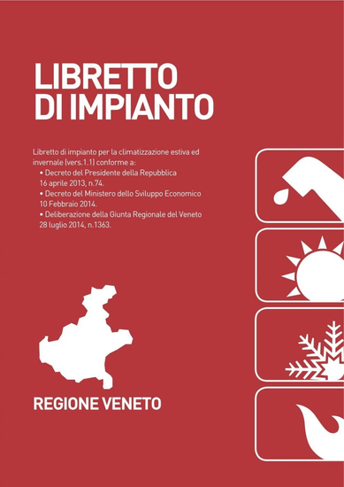 libretto d'impianto