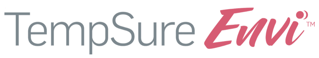 The tempsure envi logo is red and white on a white background.
