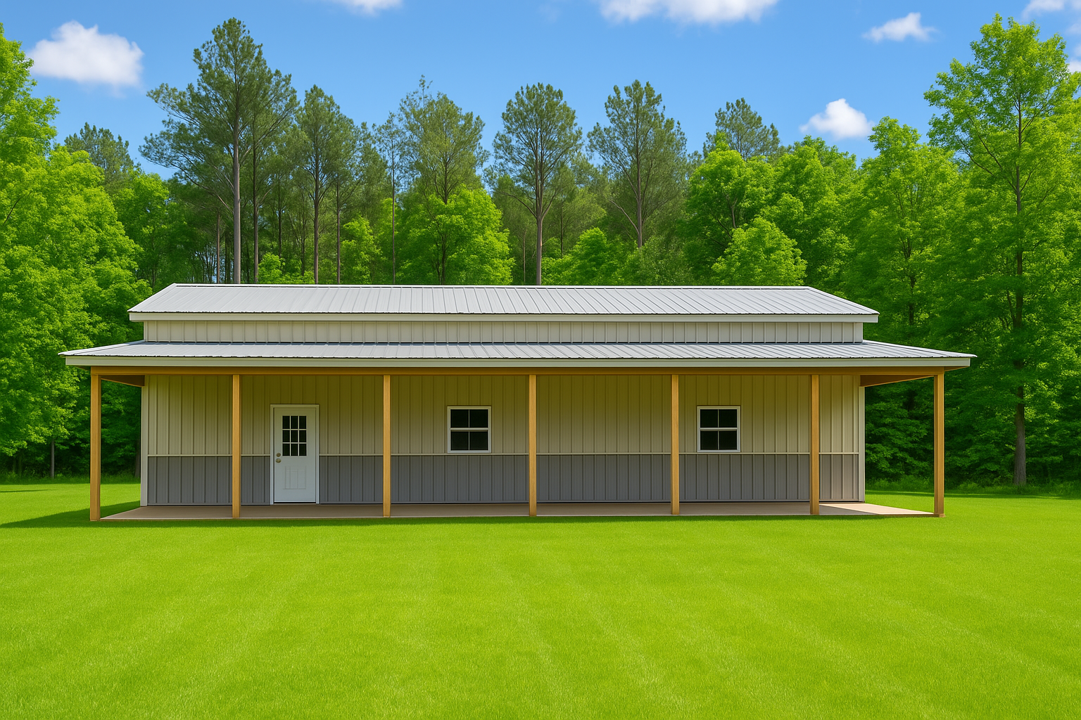 METAL FARM BUILDING