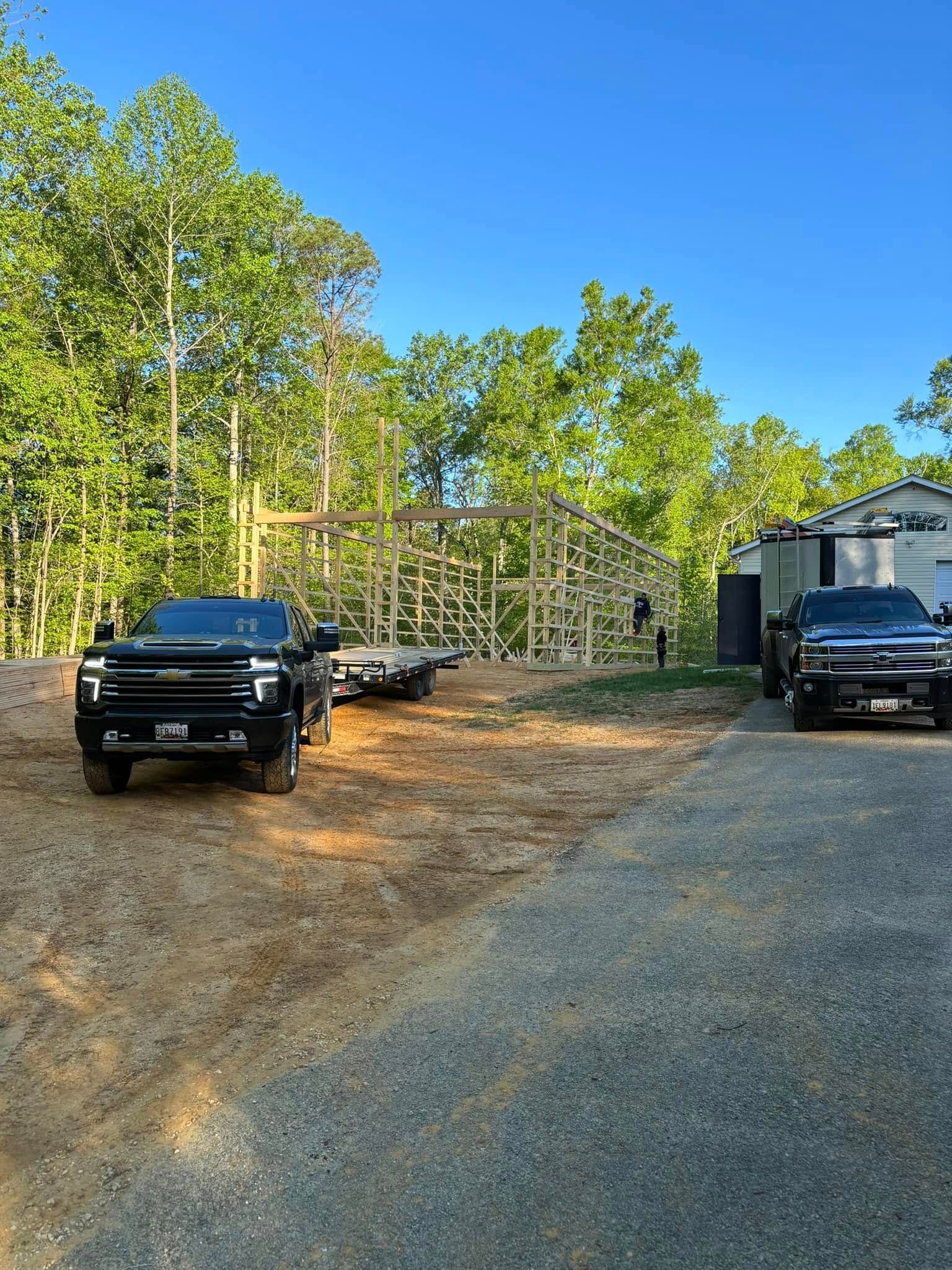 CONSTRUCTION BEGINS