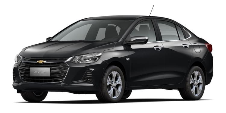 Sedán Renault Logan gris.