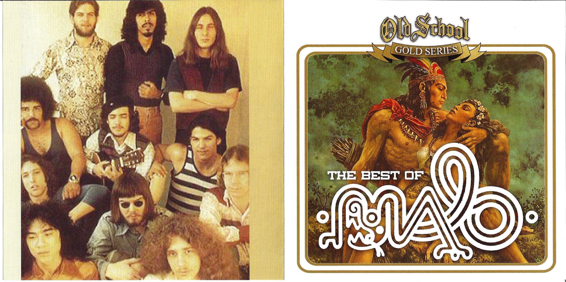 Two album covers side-by-side: A band photo of a diverse group and an album titled