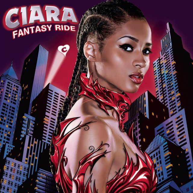Ciara on the cover of her album