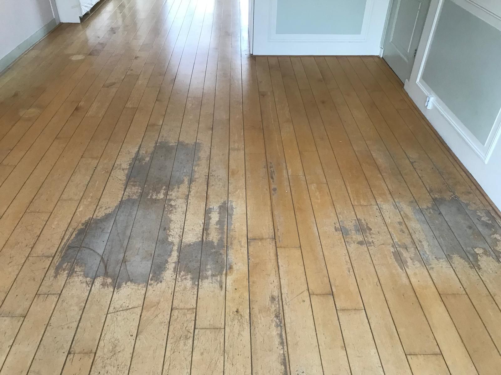 Parket renovatie versleten plekken