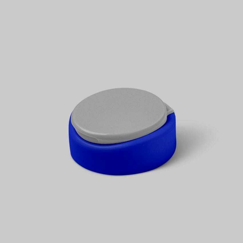 foto di tappo flip top di design di forma tonda, basso