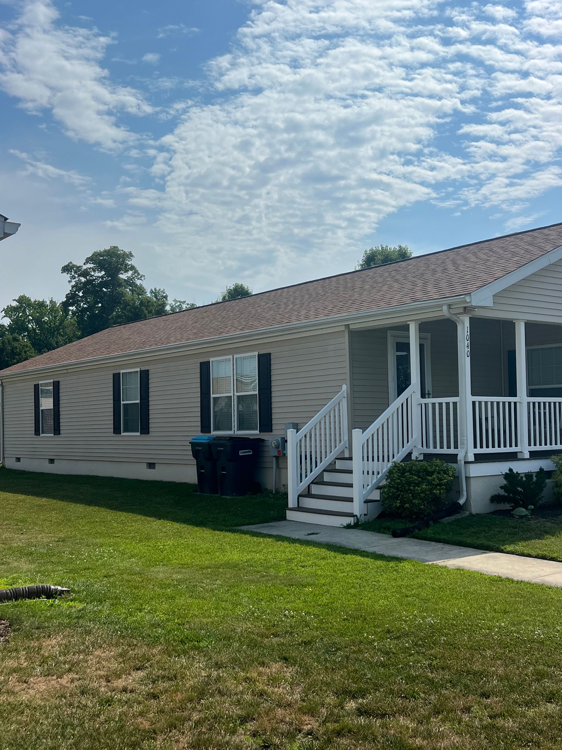 Biddle's Contracting residential roof replacement and home improvement project