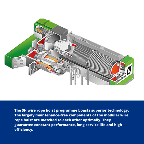 as 7 wire rope hoist  