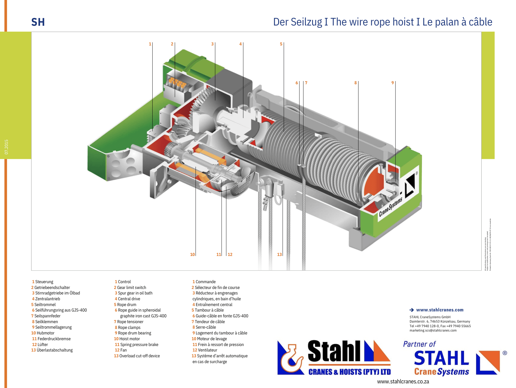 SH Wire Rope Hoist
