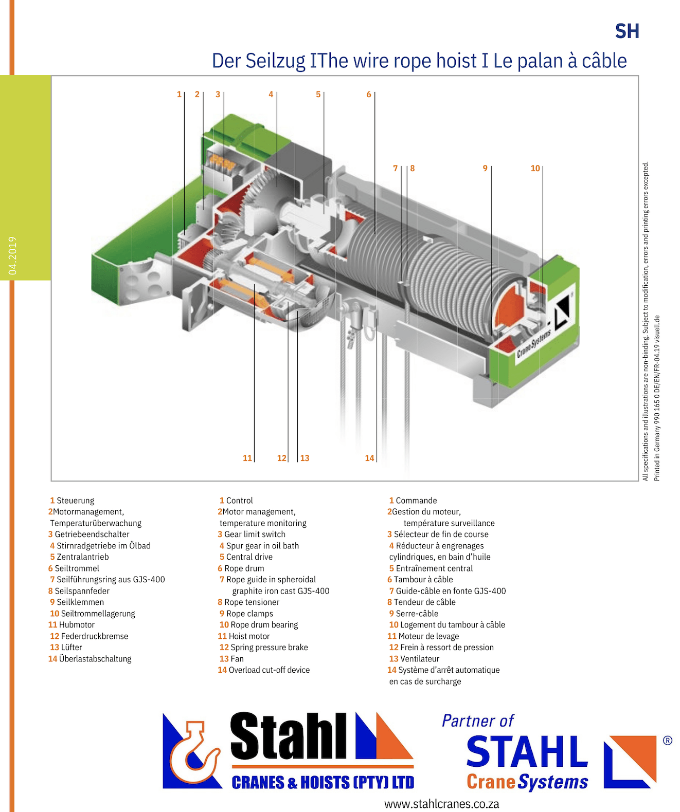 SH Wire Rope Hoist