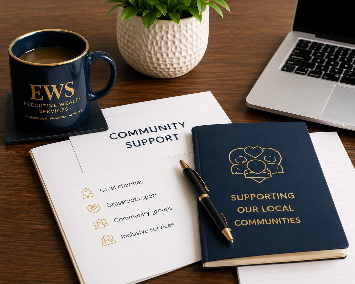 Executive Wealth Services community sponsorship supporting charities and local organisations in Edinburgh and Glasgow