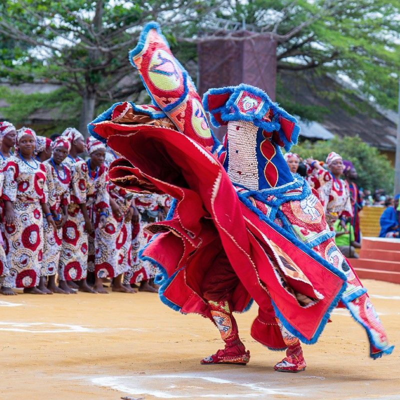 Colour, movement, and centuries of tradition come alive during Benin’s Festival des Masques, where spectacular costumes, music, dance, and ceremonial performances celebrate the country’s extraordinary cultural heritage. More than a festival, it offers a fascinating encounter with living traditions that remain an important part of Beninese identity. Experience the vibrant culture and spirit of Benin with Visit Benin Republic, our trusted local DMC and destination expert within the Africa DMC’s network.