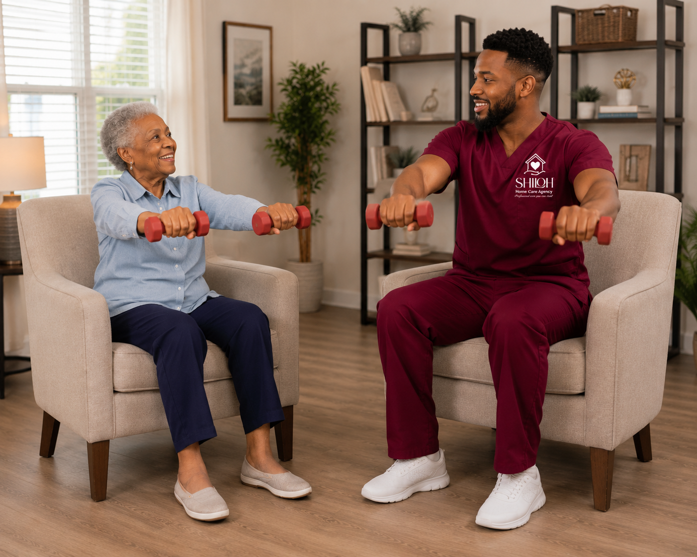 Regular exercise helps seniors maintain strength, balance, flexibility, and independence.