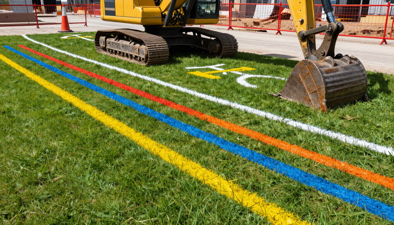 Underground Utility Markings