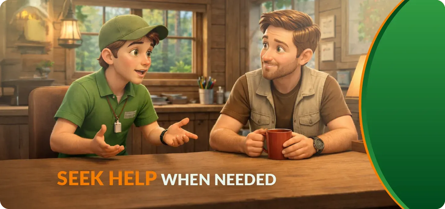 Seek help when needed