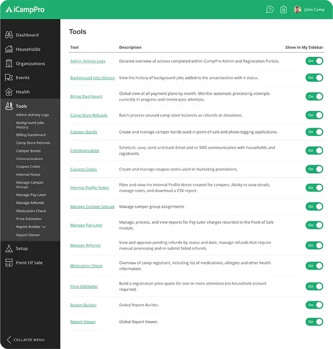 A screenshot of a computer screen showing a list of tasks.