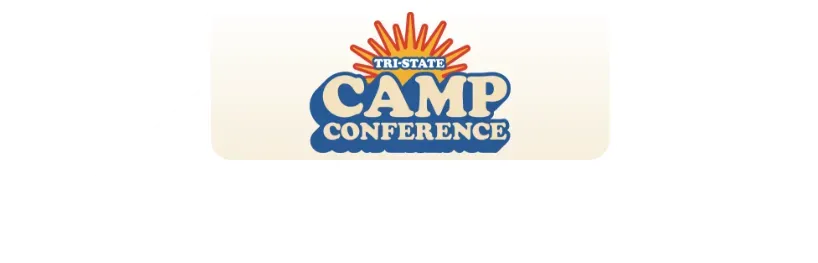 Tri-State Camp Conference logo with a sunburst design above the word 