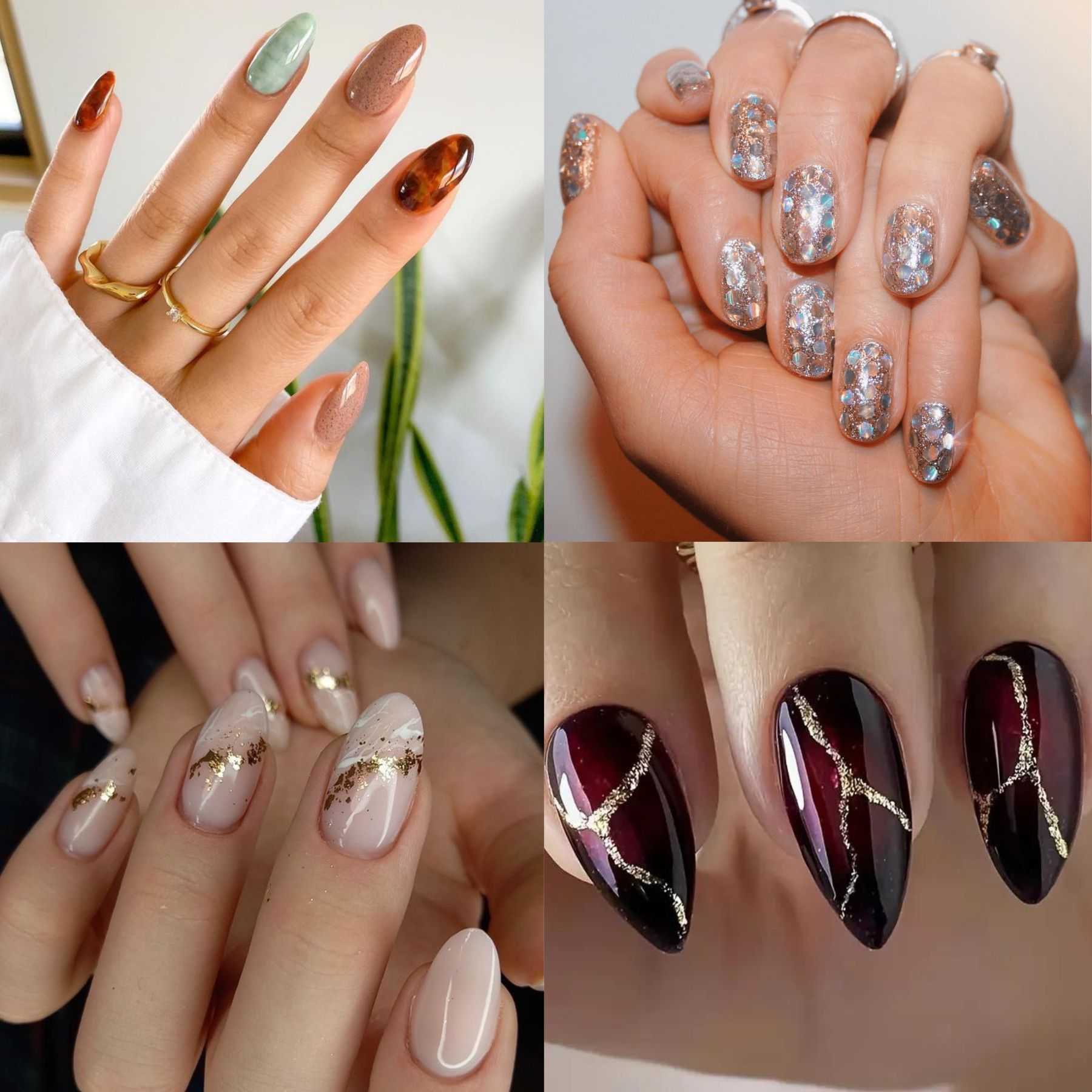 Pastel Long Nails Fall
