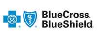 A blue cross blue shield logo with a blue cross and shield.