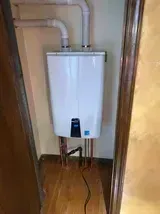 Tankless Water Heater installed in Basement of Northlake IL