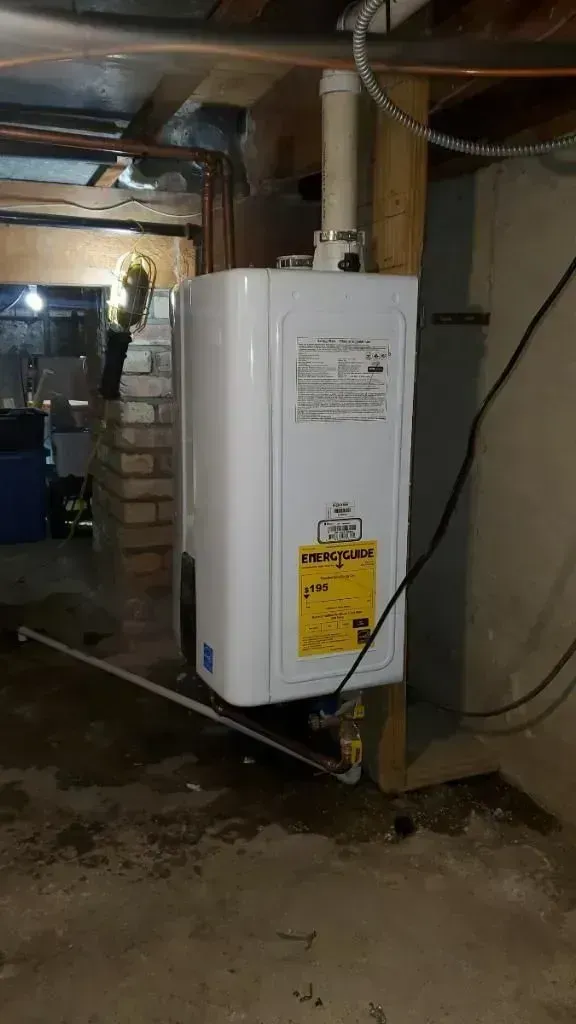 Northlake Tankless water heater install
