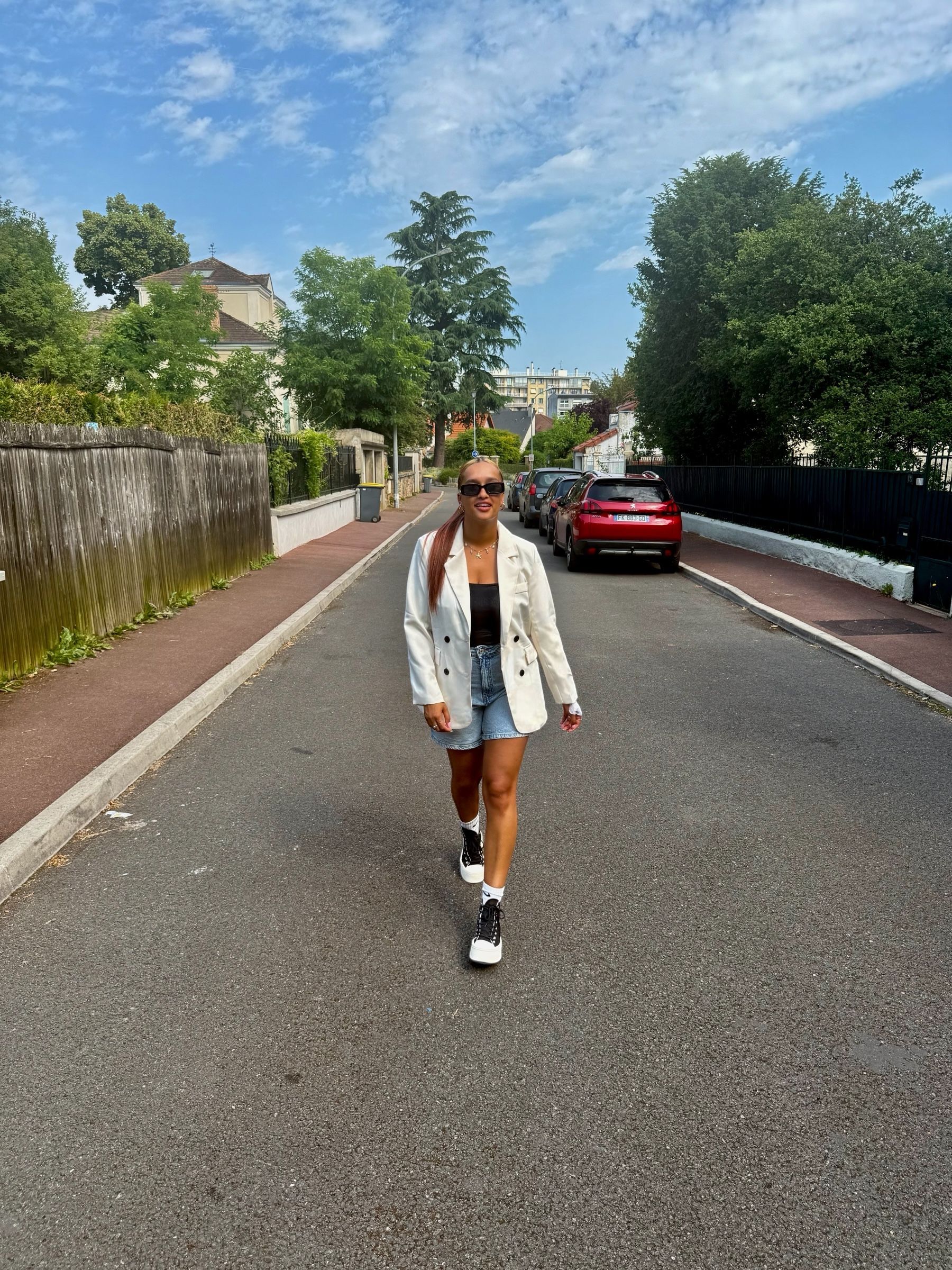 Blazer Stadsestyle Beige