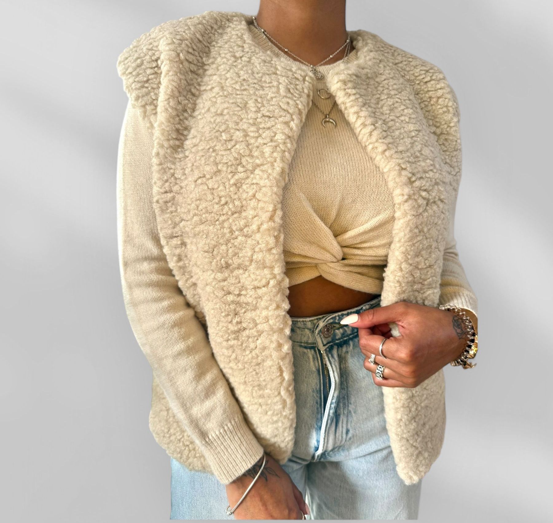 Gilet fluffy
