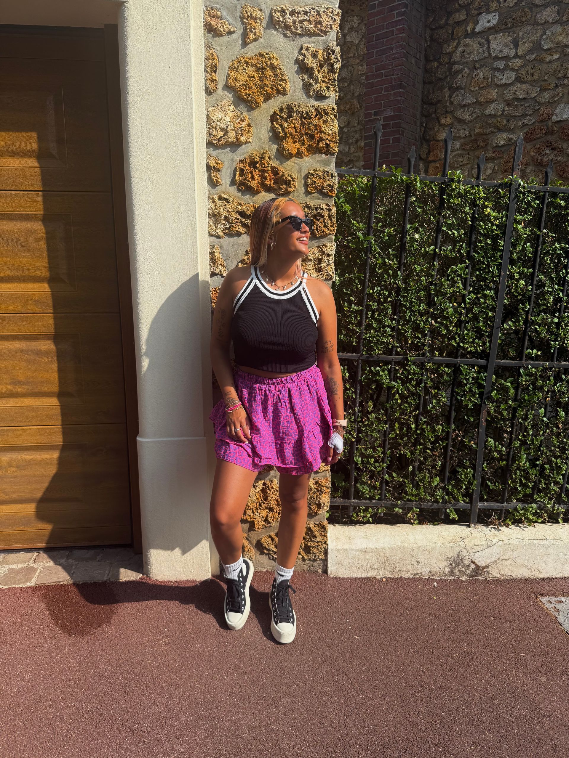 Roze skort