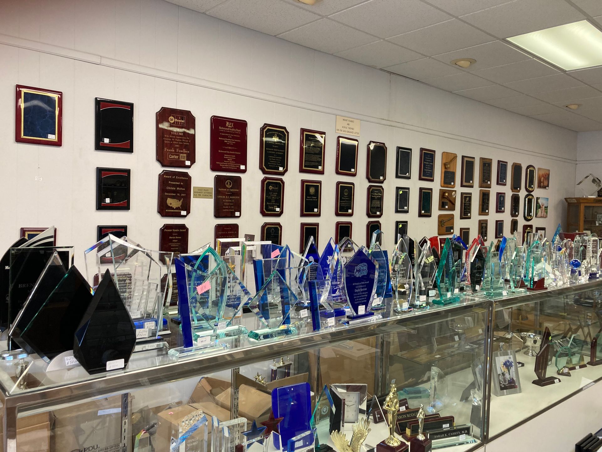 Academic Awards Richmond, VA Bunkie Trinite Trophies