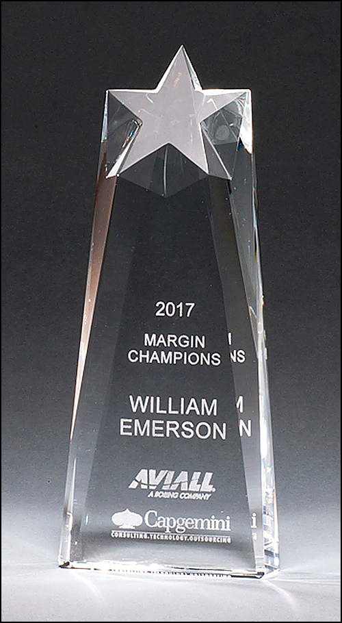 Crystal Star Tower — Richmond, VA — Bunkie Trinite Trophies