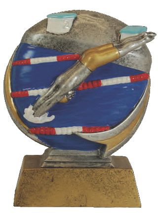 Swimming Trophy MXG 529 — Richmond, VA — Bunkie Trinite Trophies