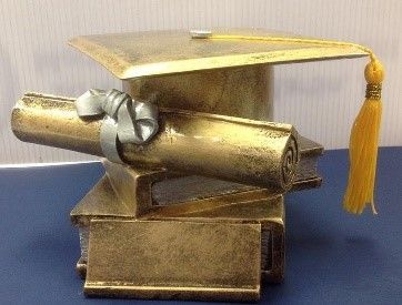 RF1341 – Graduation Resin — Richmond, VA — Bunkie Trinite Trophies