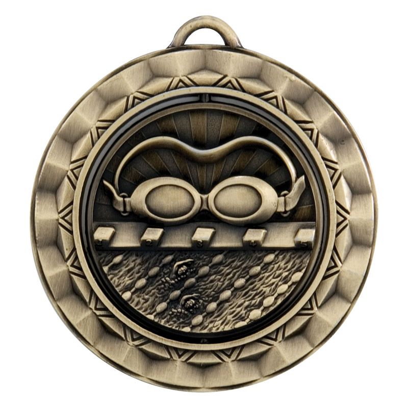 SP-340 G – SPINNER MEDAL — Richmond, VA — Bunkie Trinite Trophies