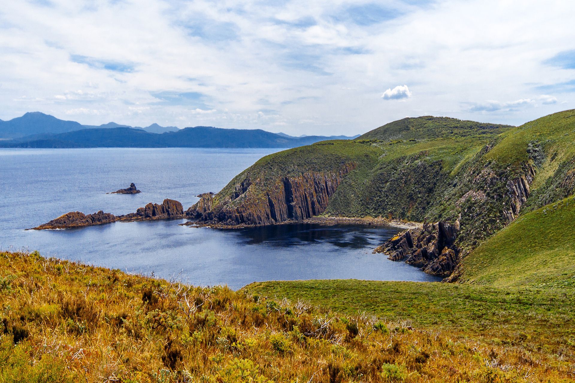 Cape Bruny, Bruny Island, Tasmania, Australia.