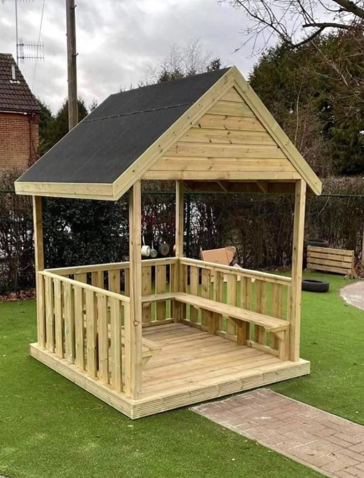2m x 2m Open Outdoor Gazebo Structure