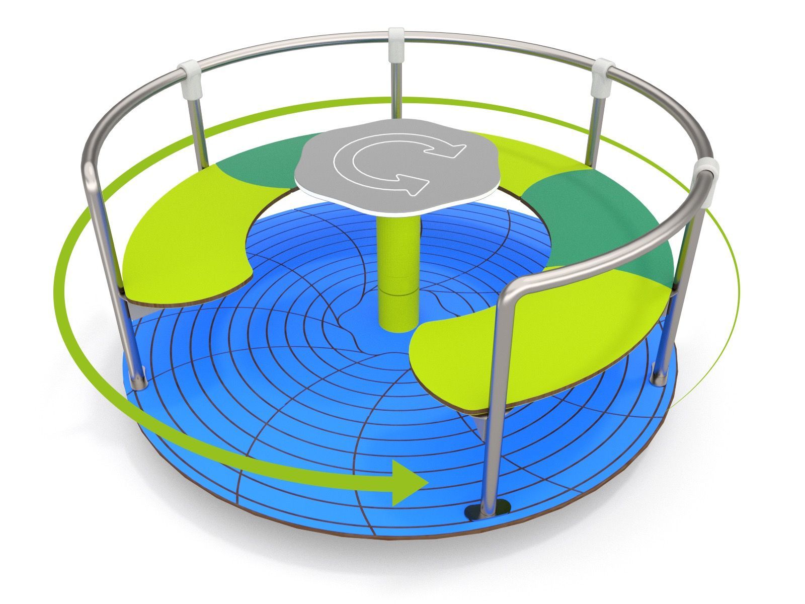 Roundabout with seats