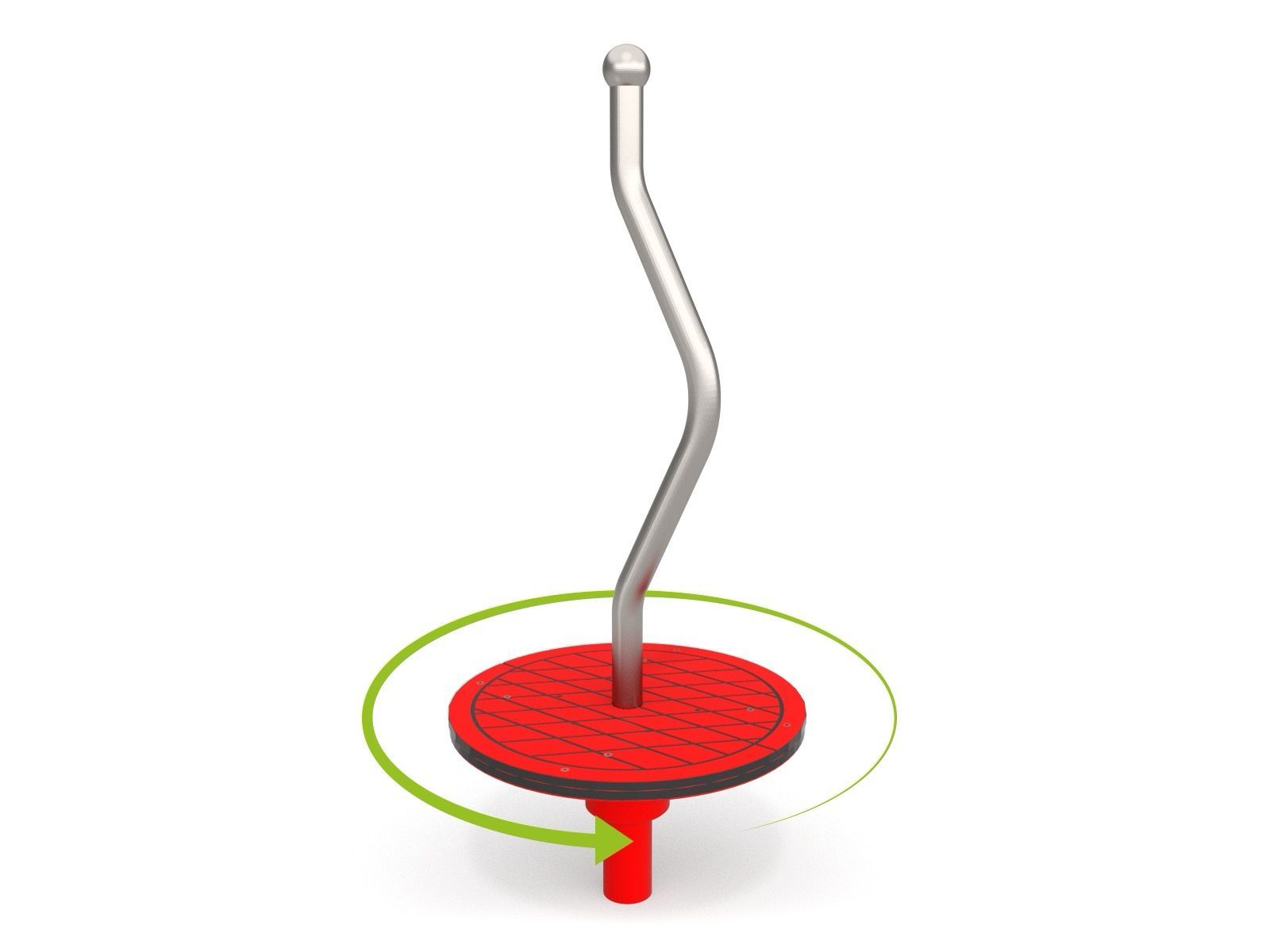 Stand on spinner carousel