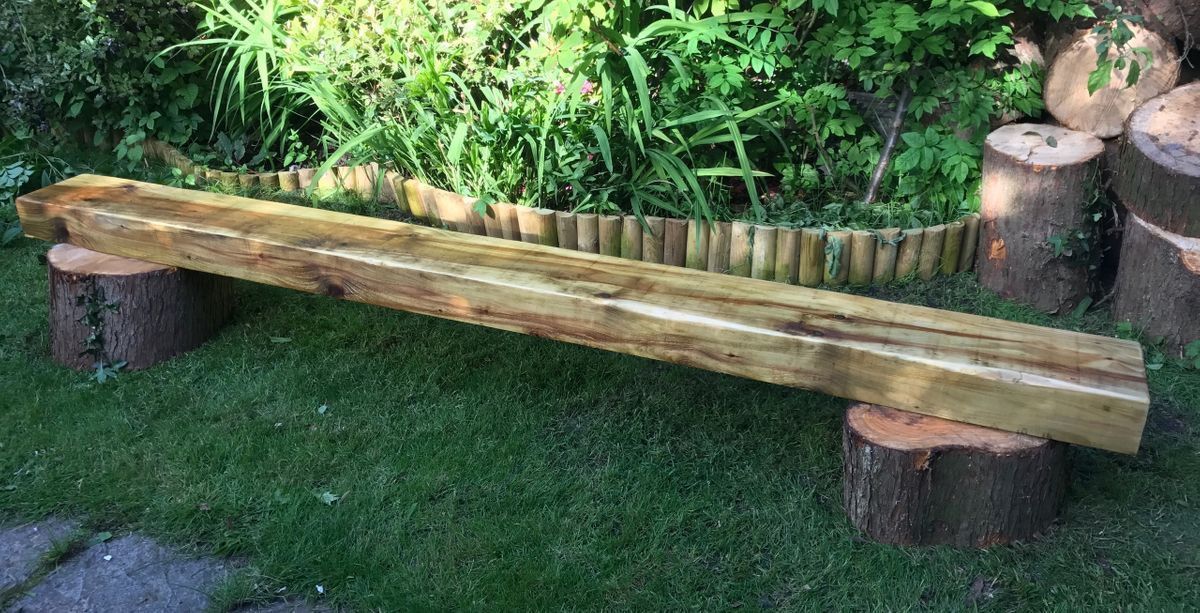 Rustic Stumps and Sleeper Benches