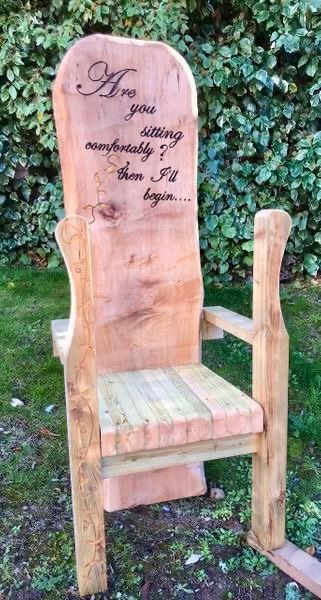 Bespoke Teachers Story Telling Chair