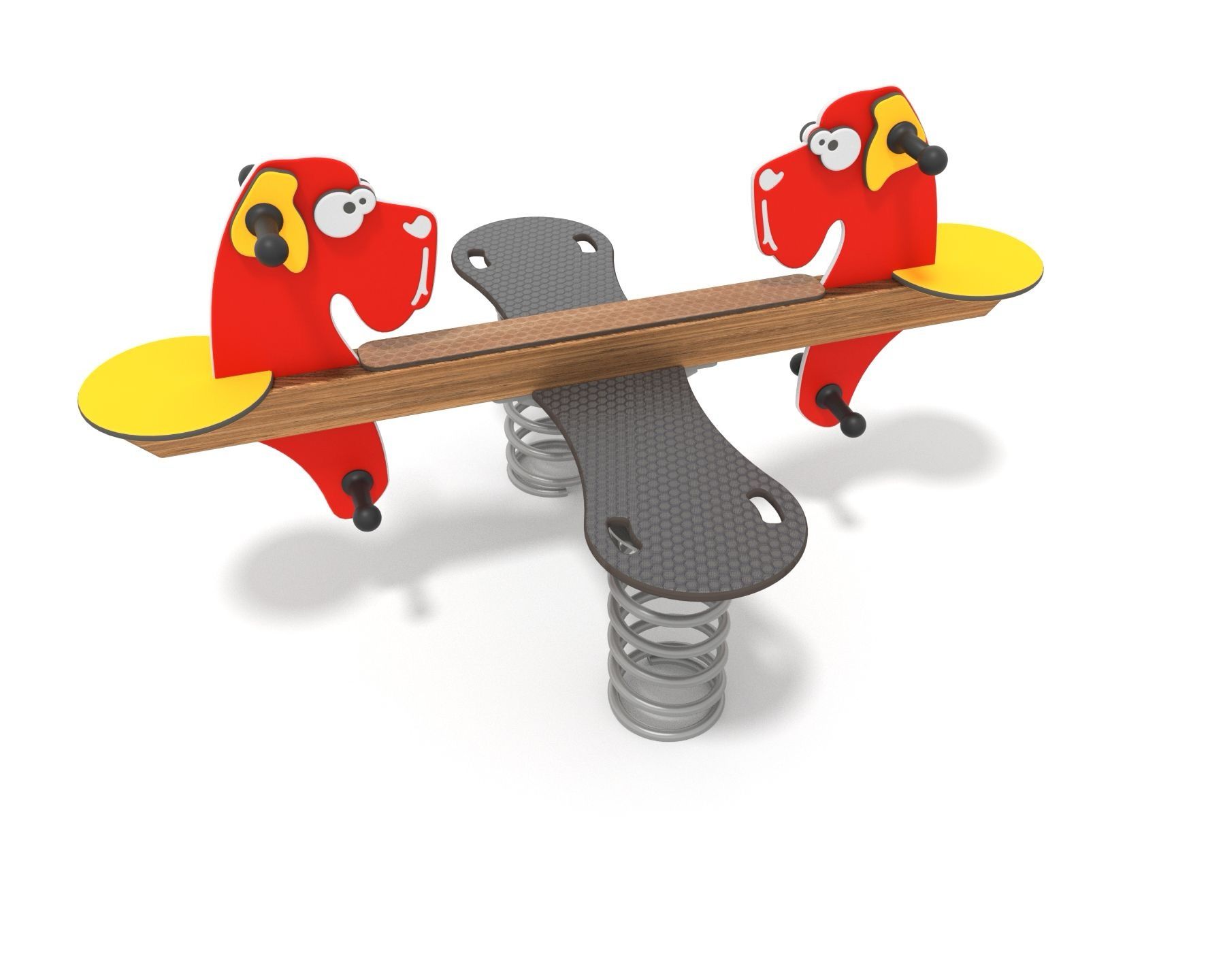 Dog springer seesaw