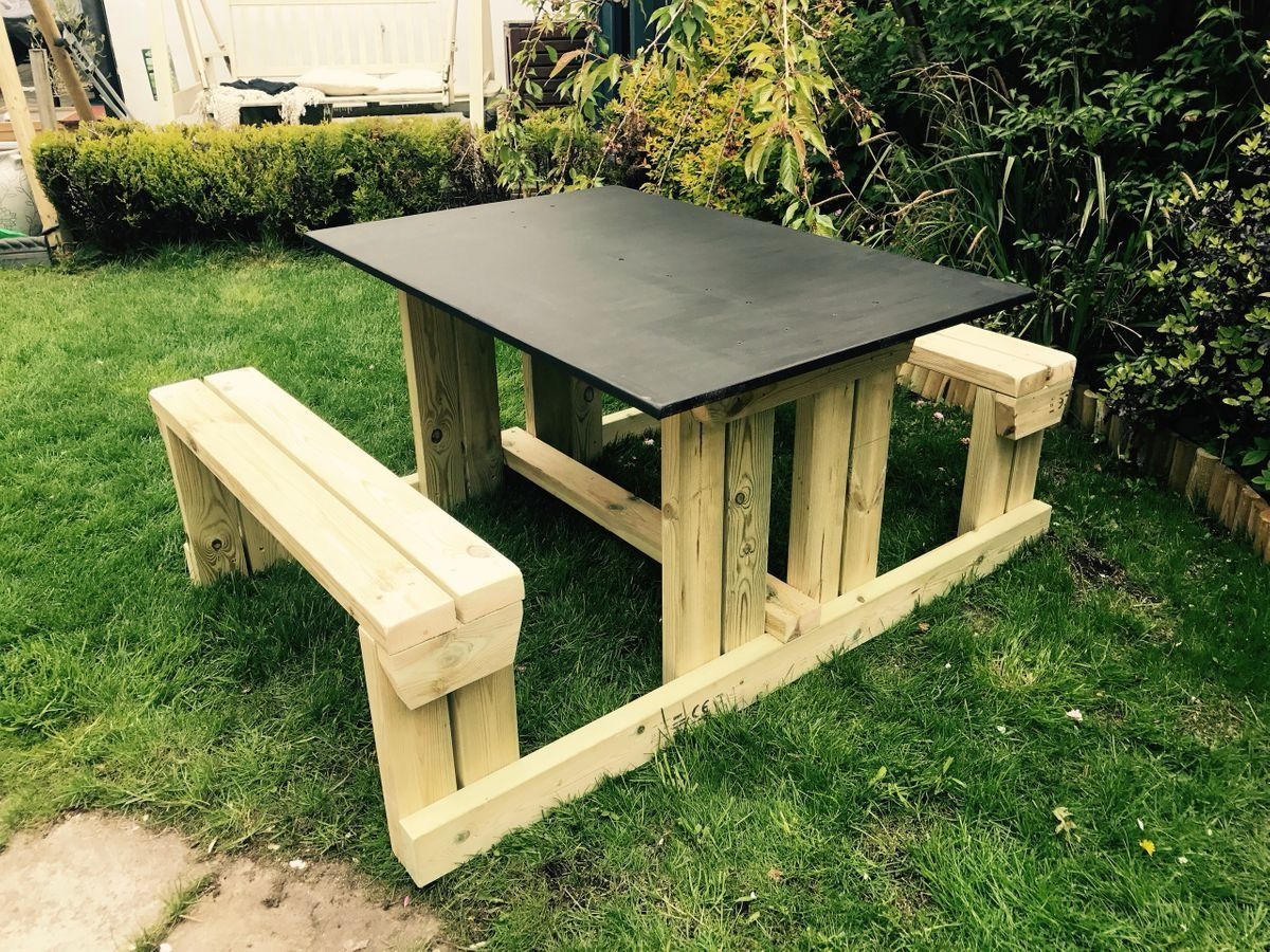 Chalkboard Picnic Table