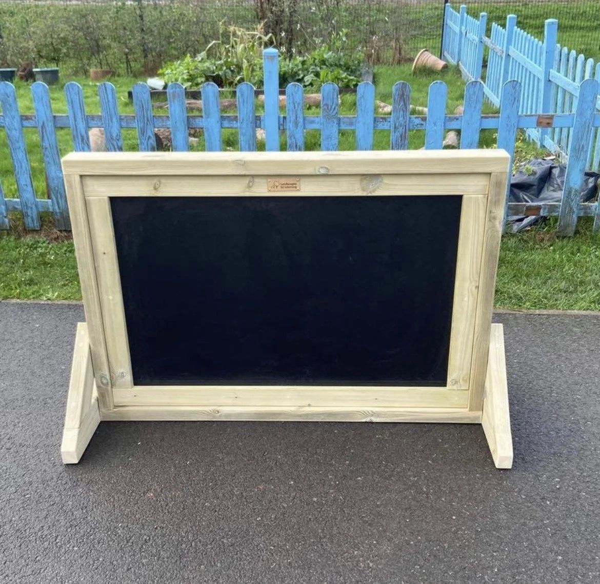 Large Freestanding Chalkboard Landscape