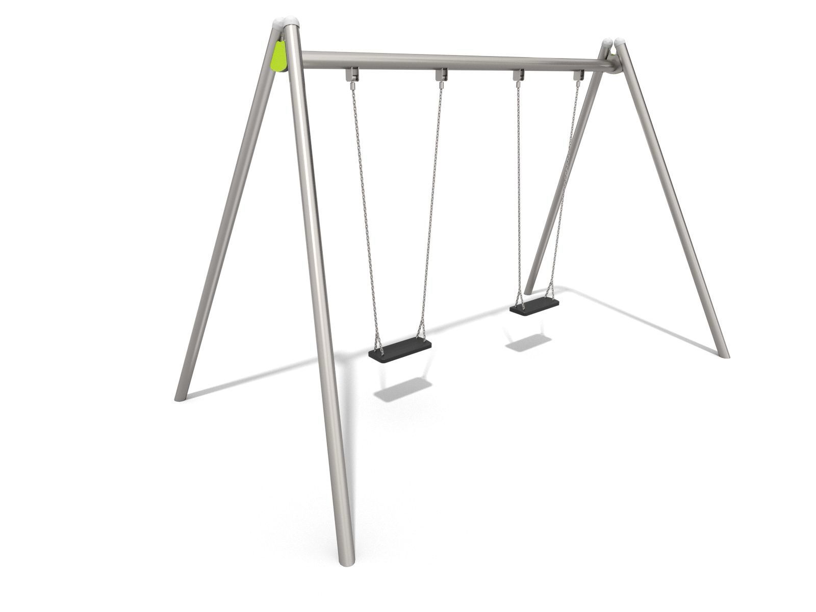Single bay 2 flat seat swing