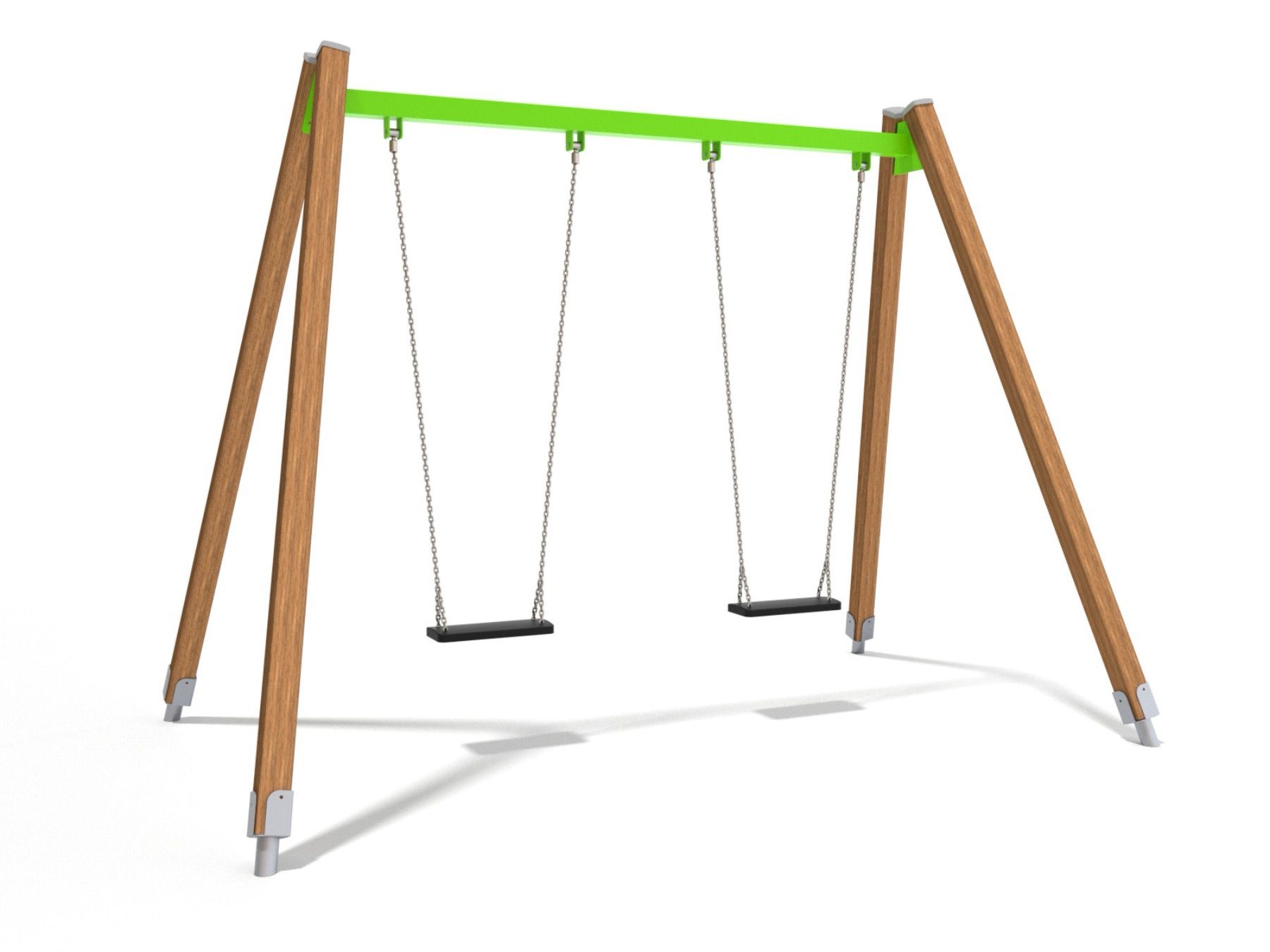 two flat seat swing