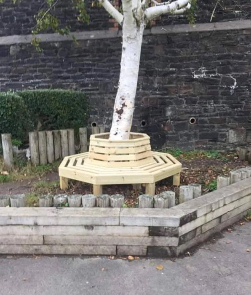 Octagonal Tree Seat