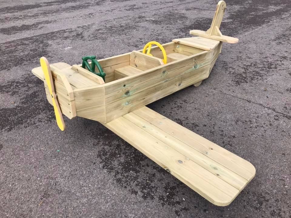 Two Person Propellor Aeroplane