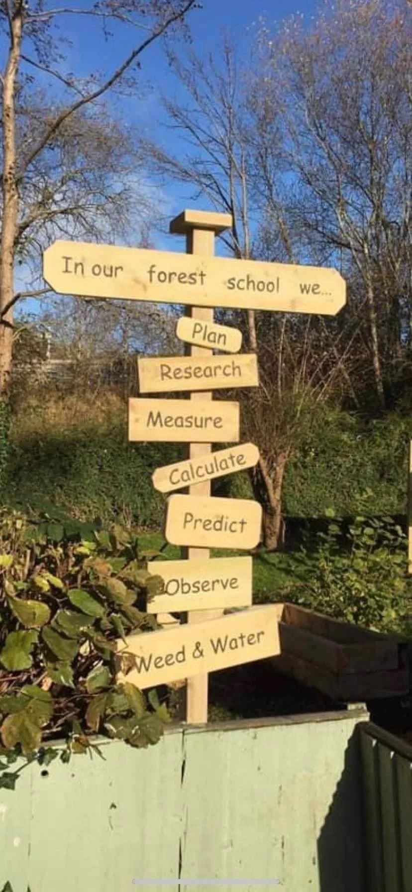 What we Learn Sign